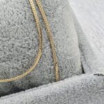 Cadena Serpiente Plana 1 mm 65 cm en Oro Laminado de 18k | Qurimaki