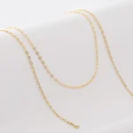 Cadena Aros 1.8 mm 45 cm en Oro Laminado 18k | Qurimaki