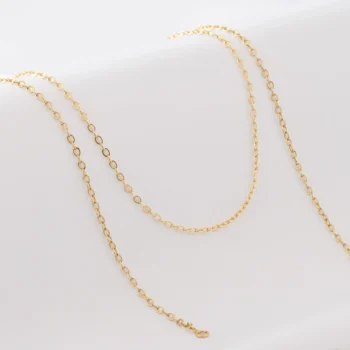 Cadena Aros 1.8 mm 45 cm en Oro Laminado 18k | Qurimaki