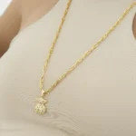 Cadena Candado 65 cm en Oro Laminado de 18k | Qurimaki