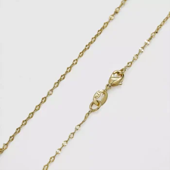 Cadena Espejo Mediana en Oro Laminado 18k | Qurimaki