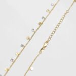 Cadena Cubana con Circonias 45 cm en Oro Laminado 18k | Qurimaki