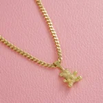 Cadena Cubana 3 mm 45 cm en Oro Laminado de 18k | Qurimaki