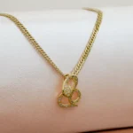 Cadena Continua 3 mm 45 cm en Oro Laminado de 18k | Qurimaki