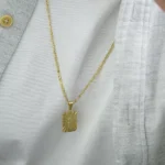 Cadena Destellos 2.5 mm 65 cm en Oro Laminado de 18k | Qurimaki