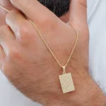 Cadena Militar 1.1 mm 65 cm en Oro Laminado de 18k | Qurimaki