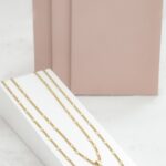 Cadena Cubana Destellos Sol 45 cm en Oro Laminado 18k | Qurimaki