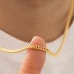 Cadena Franco 65 cm en Oro Laminado de 18k | Qurimaki