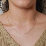 Cadena Espejo Mediana en Oro Laminado 18k | Qurimaki