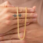 Cadena Franco 65 cm en Oro Laminado de 18k | Qurimaki