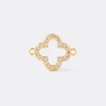Herraje Clover Silueta Circonia 1.2 CM
