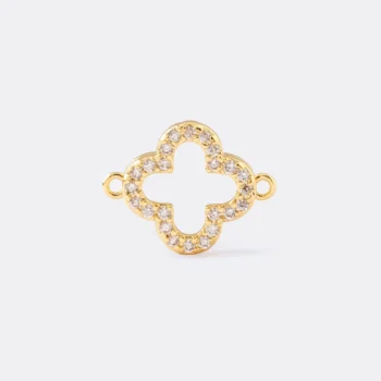 Herraje Clover Silueta Circonia 1.2 CM