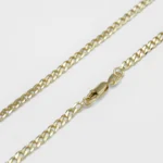Cadena Cubana 3 mm 45 cm en Oro Laminado de 18k | Qurimaki