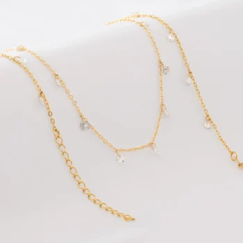 Cadena Gypsy 35 + 5 cm Extensor en Oro Laminado de 18k | Qurimaki