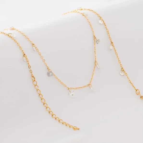 Cadena Gypsy 35 + 5 cm Extensor en Oro Laminado de 18k | Qurimaki