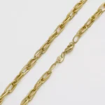 Cadena Candado 65 cm en Oro Laminado de 18k | Qurimaki