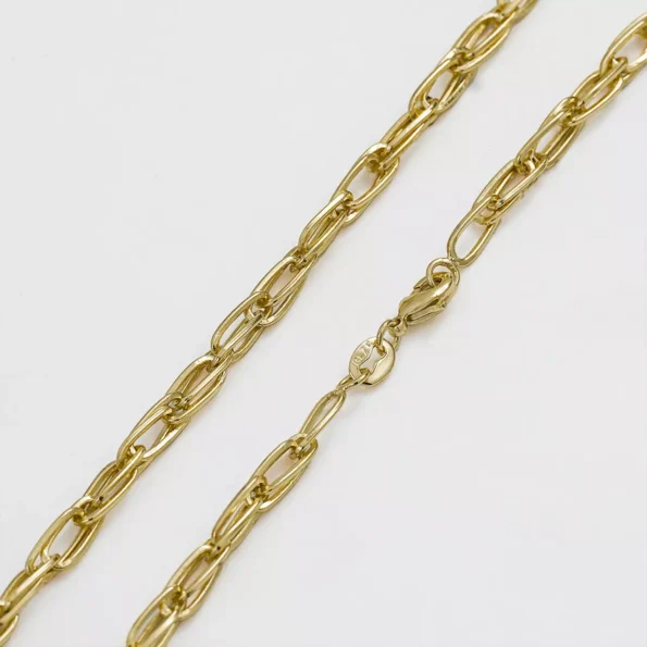 Cadena Candado 65 cm en Oro Laminado de 18k | Qurimaki