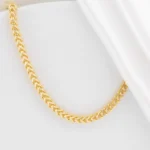 Cadena Franco 65 cm en Oro Laminado de 18k | Qurimaki