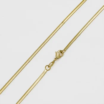 Cadena Serpiente 65 cm en Oro Laminado de 18k | Qurimaki