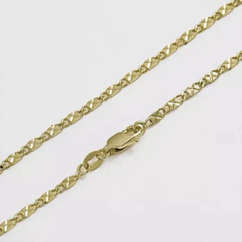 Cadena Destellos 2.5 mm 65 cm en Oro Laminado de 18k | Qurimaki