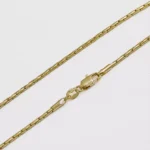 Cadena Cordón 1.5 mm 65 cm en Oro Laminado de 18k | Qurimaki