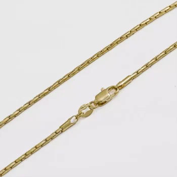 Cadena Cordón 1.5 mm 65 cm en Oro Laminado de 18k | Qurimaki