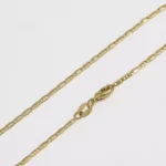 Cadena Escalera Plana 65 cm en Oro Laminado de 18k | Qurimaki