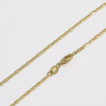 Cadena Escalera Plana 65 cm en Oro Laminado de 18k | Qurimaki