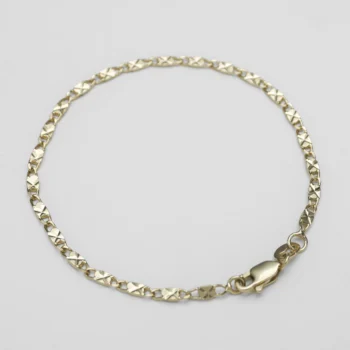 Pulsera Destellos 2.5 mm 16 cm + Extensor en Oro Laminado de 18k | Qurimaki