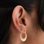 Arete Candonga Vintage en Oro Laminado de 18k | Qurimaki