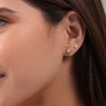 Arete Circonia Redonda 2 mm en Oro Laminado de 18k | Qurimaki