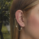 Arete Gypsy en Oro Laminado de 18k | Qurimaki