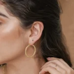 Arete Candonga Origen 3.5 cm en Oro Laminado de 18k | Qurimaki