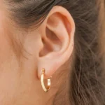 Arete Candonga G en Oro Laminado de 18k | Qurimaki