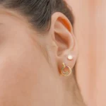 Arete Rainbow Dynasty en Oro Laminado de 18k | Qurimaki