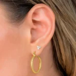 Arete Flower en Oro Laminado de 18k | Qurimaki