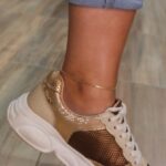 Tobillera Tejido Chino 2 mm 25 cm en Oro Laminado de 18k | Qurimaki