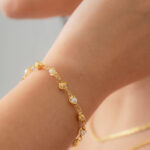 Pulsera Romantic 16 cm + Extensor en Oro Laminado de 18k | Qurimaki