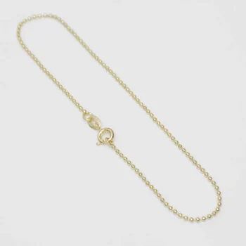 Tobillera Militar Delgada 1.1 mm 24 cm en Oro Laminado de 18k | Qurimaki