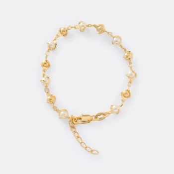 Pulsera Romantic 16 cm + Extensor en Oro Laminado de 18k | Qurimaki