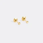 Arete Balín #2 en Oro Laminado de 18k | Qurimaki