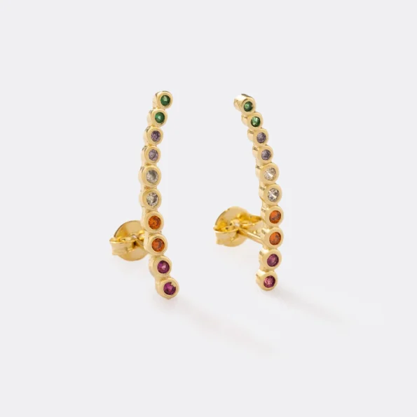 Arete Feelings en Oro Laminado de 18k | Qurimaki