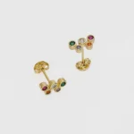Arete Happiness en Oro Laminado de 18k | Qurimaki