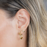 Arete Candonga G en Oro Laminado de 18k | Qurimaki