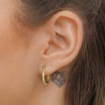 Arete Candonga G en Oro Laminado de 18k | Qurimaki