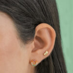 Arete Baby Feet en Oro Laminado de 18k | Qurimaki