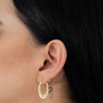 Arete Candonga Vintage en Oro Laminado de 18k | Qurimaki